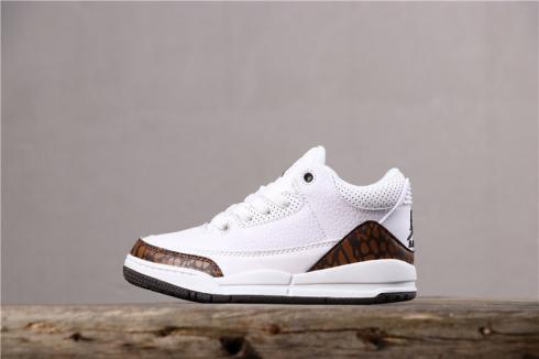 Air Jordan 3 Retro Mocha Blanc Chaussures de basket-ball 316064-122
