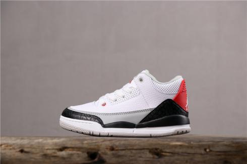 Scarpe da basket nere Air Jordan 3 Rentro Tinker-Hatfield per bambini 136064-101