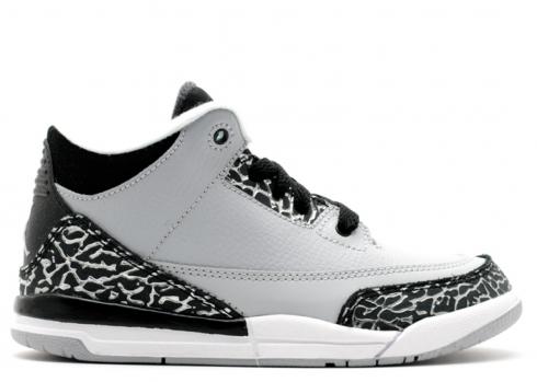 Nike Air Jordan 3 III Retro PS Niños pequeños Wolf Grey 429487-004