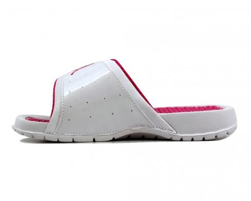 Air Jordan Hydro Slide 2 PS Blanc Vivid Rose Jeunes Filles Chaussures 429531-109
