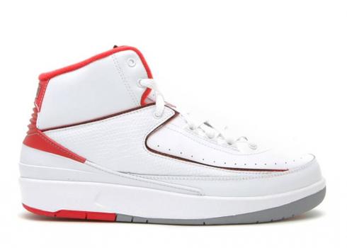 Air Jordan 2 Retro Gs Countdown Pack Biały Neutralny Czerwony Szary 308325-162