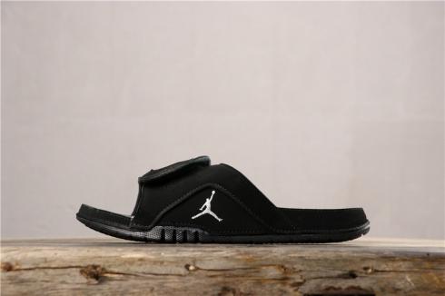 Air Jordan Hydro 4 Retro Black White Casual Unisex Shoes 532225-010