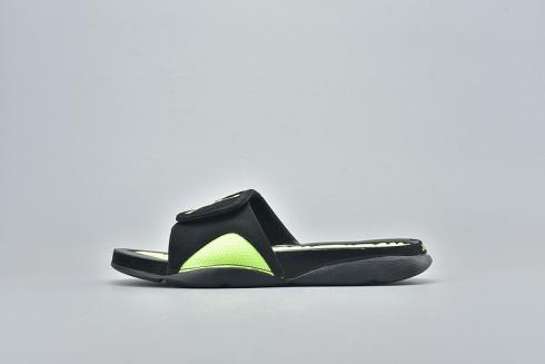 Air Jordan Hydro Retro 4 Black Ghost Green Black Sandals Pantofle 705171-003