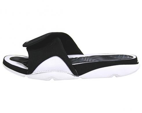 Air Jordan Hydro Retro 4 Nero Bianco Sandali Pantofole da Donna 705171-011