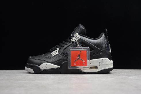 Nike Air Jordan 4 Retro Ls Oreo Sort Tech Grå Hvid 314254-003