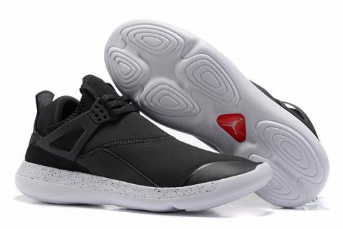 Nike Air Jordan Fly 89 AJ4 Sepatu Lari Bawah Putih Hitam