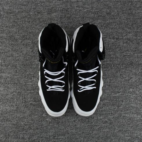 Nike Air Jordan IX 9 Retro Chaussures de basket-ball pour hommes Noir Blanc Nouveau 832822