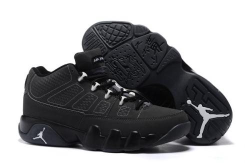 Мужские кроссовки Nike Air Jordan 9 IX Retro Low антрацитовый черный белый 832822 013
