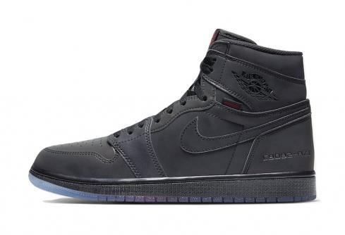 Air Jordan 1 High Zoom Fearless Multi Color Nero Lucky Green Varsity Rosso BV0006-900