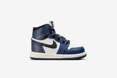 Jordan 1 Retro High Ogtd FD1413-401 Navy Black White Sail Midnight