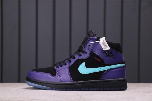 Nike Air Jordan 1 High Court Violet Negru Violet Verde CT0978-055