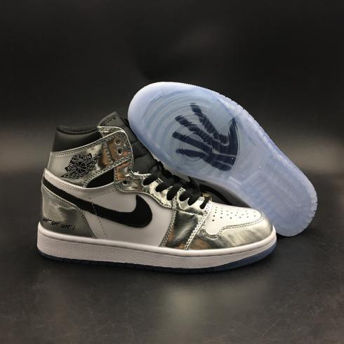 Nike Air Jordan I 1 High Pass The Torch Chaussures de basket-ball pour hommes Gris AQ7476-016
