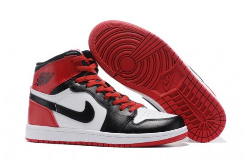 Nike Air Jordan I 1 Retro Basketskor Röd Svart Vit