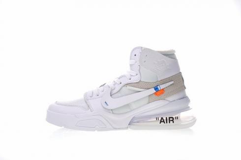 Off White Air Jordan 1 Hvid Blå Orange Sneakers A3834-100