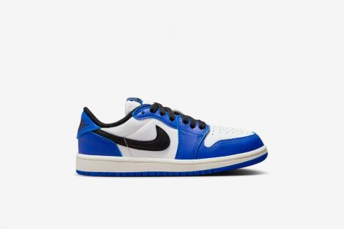 Jordan 1 Retro Low Ogps FQ5436-140 Royal White Sail Black Game