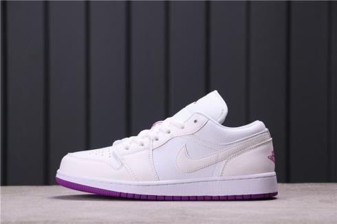 Nike Air Jordan 1 Retro Low White Light Purple 555112-901