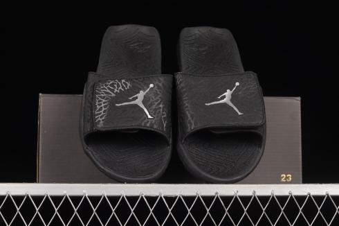 Air Jordan Hydro 7 V2 Slide Siyah Gümüş BQ6290-003,ayakkabı,spor ayakkabı