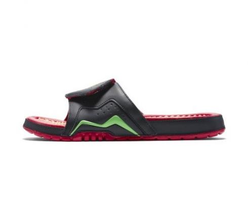 Air Jordan Hydro Retro 7 Red Black Green Slide Chinelos Sandálias 705467-016