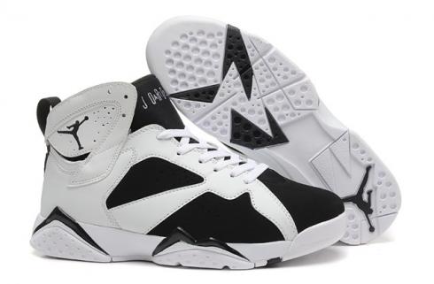 Nike Air Jordan Retro 7 VII Blanc Noir Hommes Femmes Chaussures de basket