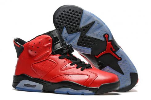 Nike Air Jordan VI 6 Retro Infrared 23 Red Black Toro Bărbați Pantofi de baschet 384664-623