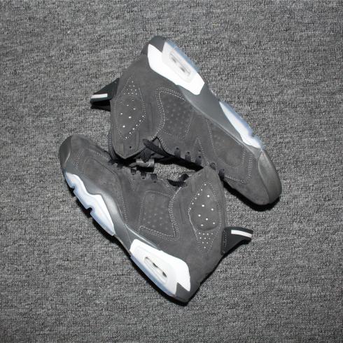 Nike Air Jordan VI 6 Retro Мужские баскетбольные кроссовки светло-серый белый