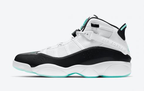 Air Jordan 6 Rings Island Verde Blanco Negro Zapatos de baloncesto 322992-115