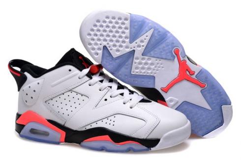 Nike Air Jordan 6 VI Low Infrared Chaussures de basket-ball rétro pour hommes 304401 123