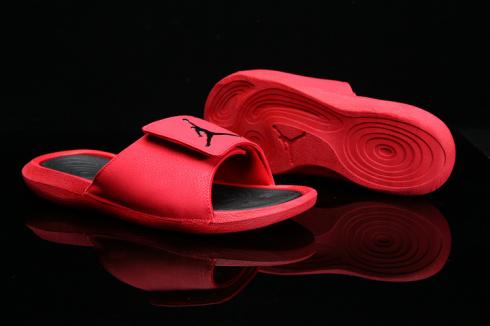 Nike Air Jordan Hydro 6 Red Black Men Sandálias sapatos 881473-600