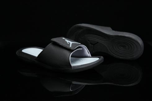 Nike Jordan Hydro 6 Czarne Białe Damskie Sandały Klapki 881474-011