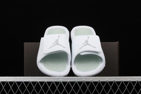 Nike Jordan Hydro 6 Slaytlar Beyaz Gri 881473-100 .