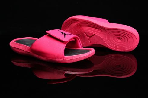 Nike Jordan Hydro 6 pêssego preto feminino sandália chinelos 881474-600