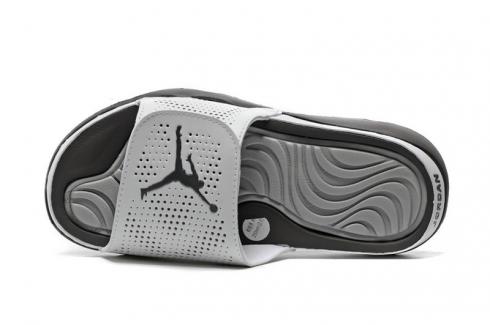 Nike Air Jordan Hydro 5 Metalic Silver Vit Grå Herrskor 820257-100