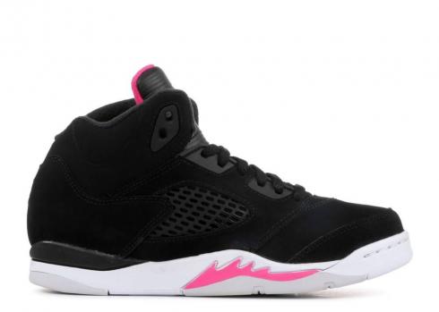 Air Jordan 5 Retro Gp Pink Deadly Blanc Noir 440893-029