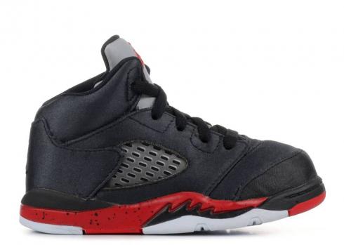 Air Jordan 5 Retro Td University Black Red 440890-006