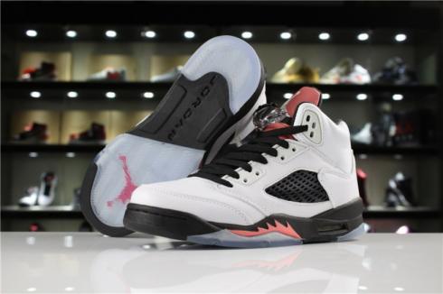 Nike Air Jordan 5 Retro GS Sunblush 440892-115 白色粉紅色