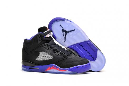 Nike Air Jordan 5 V Retro Black Ember Glow Purple Unisex-Schuhe 440892-017