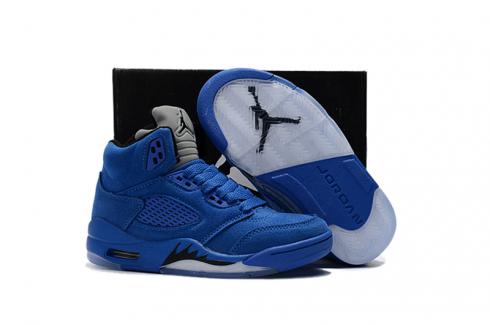Детские баскетбольные кроссовки Nike Air Jordan V 5 Retro Kid Royal Blue White