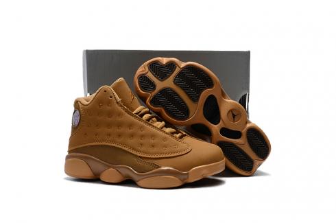 Sepatu Anak Nike Air Jordan 13 Deep Brown All New