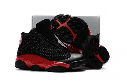 Buty Dziecięce Nike Air Jordan XIII 13 Retro Kid Gorący Czarny Czerwony