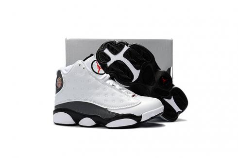 Детская детская обувь Nike Air Jordan XIII 13 Retro Hot White Black