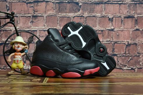 Buty Dziecięce Nike Air Jordan XIII 13 Retro Kid Nowe Czarne Czerwone