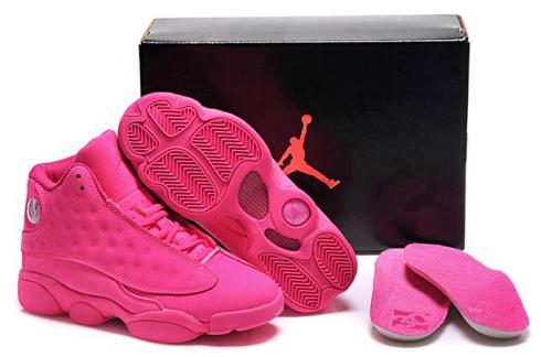 Nike Air Jordan 13 復古超粉紅色玫瑰 AJXIII GS 女鞋 439358