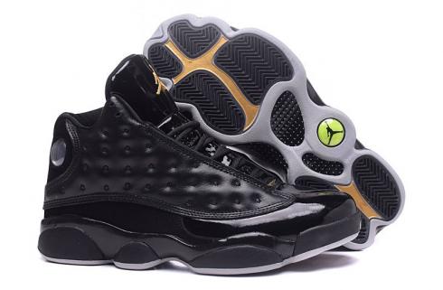Nike Air Jordan XIII 13 Retro Black Gold Men Shoes 414571-700