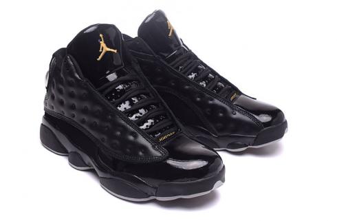Nike Air Jordan XIII 13 Retro Black Gold Men Shoes 414571-700 - Sepcleat