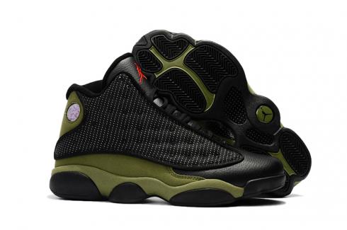 Nike Air Jordan XIII 13 Retro Hombres Zapatos De Baloncesto Negro Verde 823902