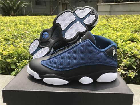 Nike Air Jordan XIII 13 Retro Low Brave Blue Men Баскетболни мъжки обувки 310810-407