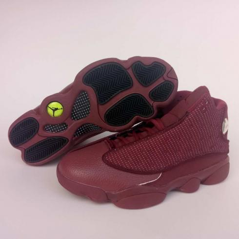 Nike Air Jordan XIII 13 Retro Men Basketball Shoes All Wine Red