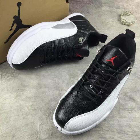Nike Air Jordan Retro XII 12 Low Black White Men Shoes 308317 - Air ...