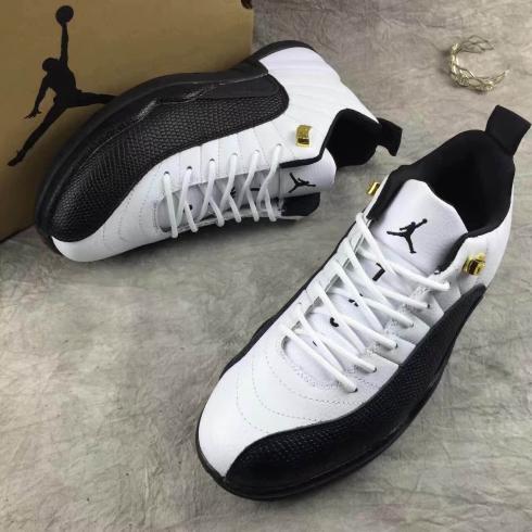 Nike Air Jordan Retro XII 12 Low White Black Men Shoes 308317 - Air ...