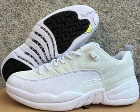 Nike Air Jordan XII 12 Low White Mens Basketball Shoes